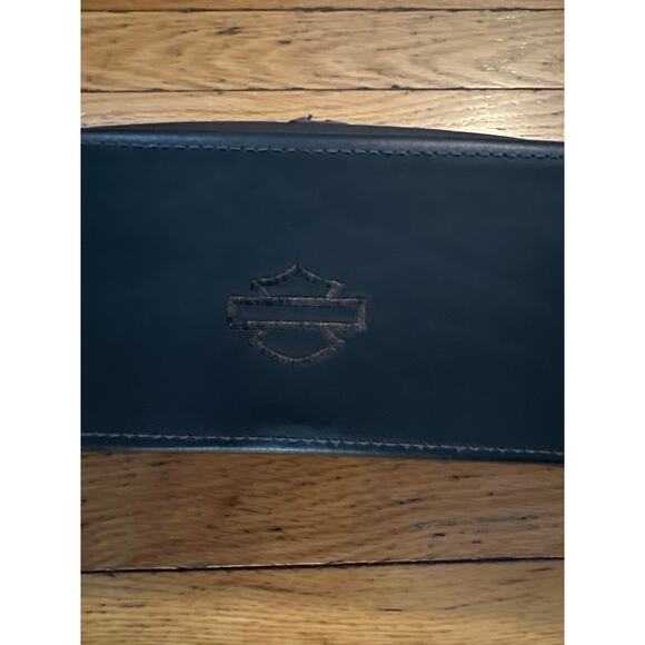 Harley-Davidson Genuine Leather Dash Pouch Fairing Storage Compartment USA - Picture 2 of 6
